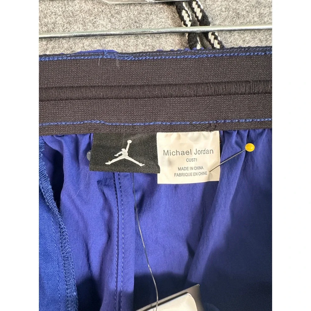 Jordan Mens Royal‎ Blue Nylon Tapered Track Pants Jumpman Joggers BR0362-455 NEW